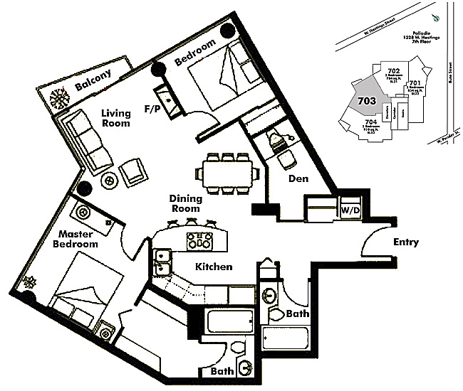 Floor plan 703