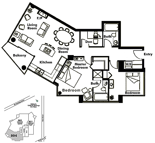 Floor plan 804