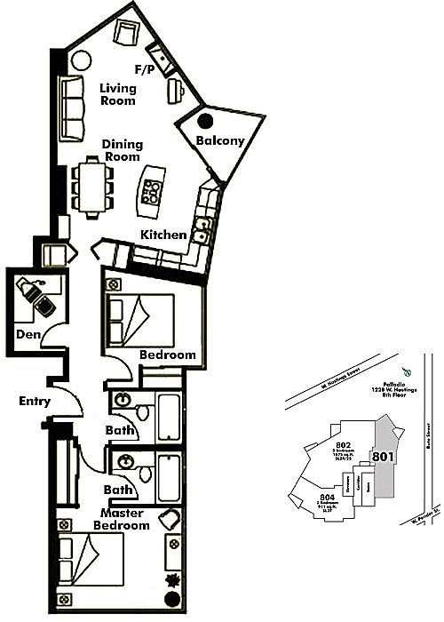 Floor plan 801