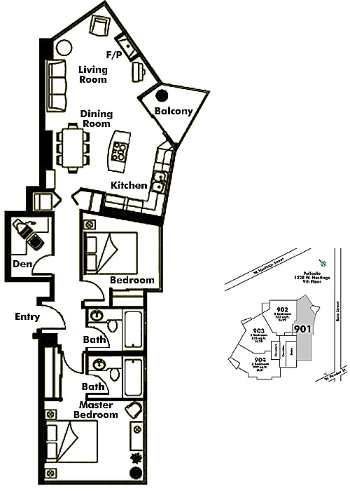 Floor plan 901