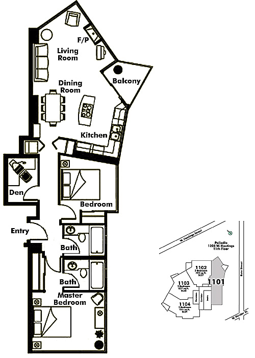 Floor plan 1101