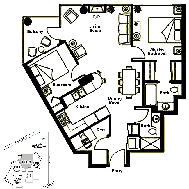 Floor plan 1102
