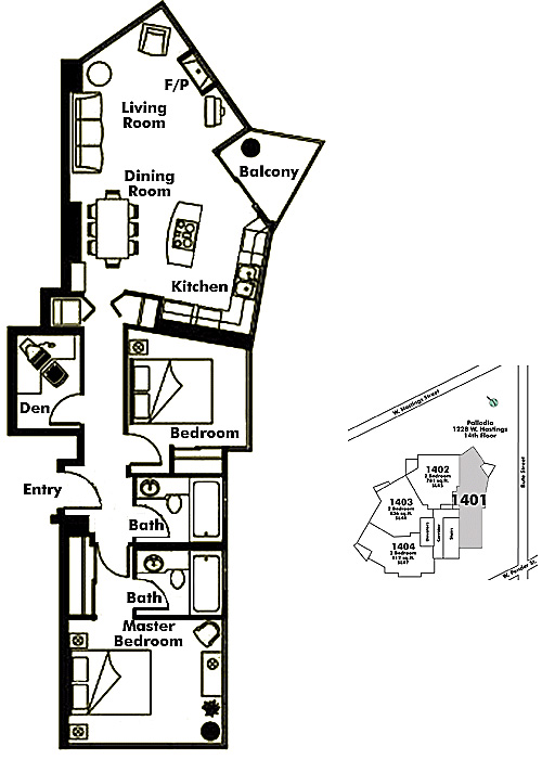 Floor plan 1401