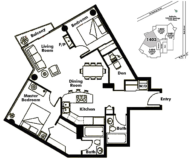 Floor plan 1403