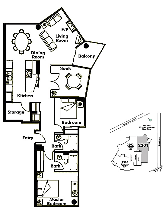 Floor plan 2301