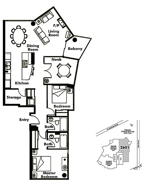 Floor plan 2601