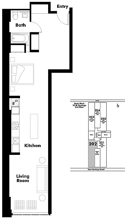 Floor plan Loft202