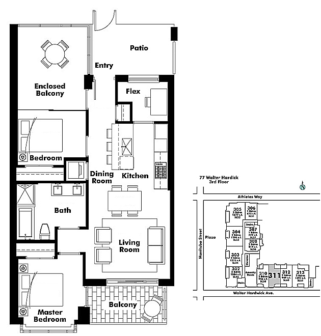 Floor plan 311
