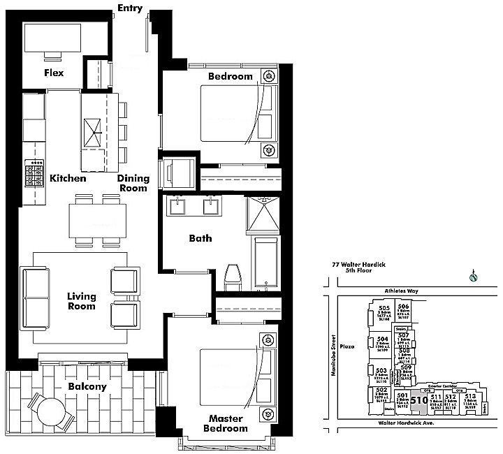 Floor plan 510
