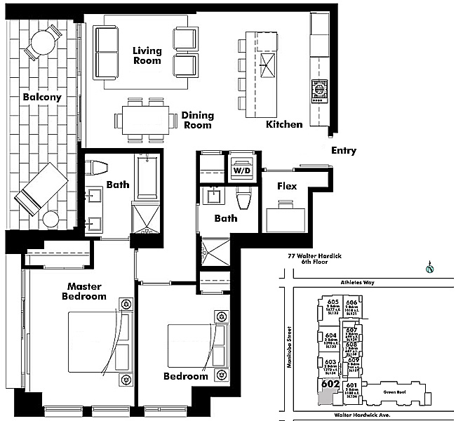 Floor plan 602