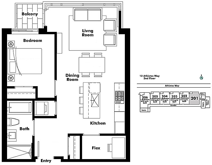 Floor plan 201
