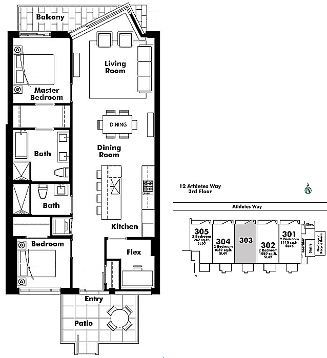Floor plan 303