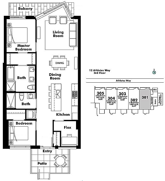 Floor plan 301