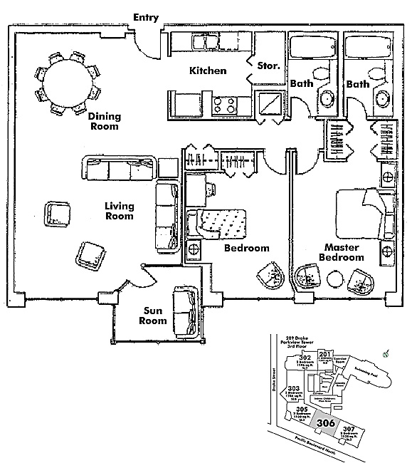 Floor plan 306