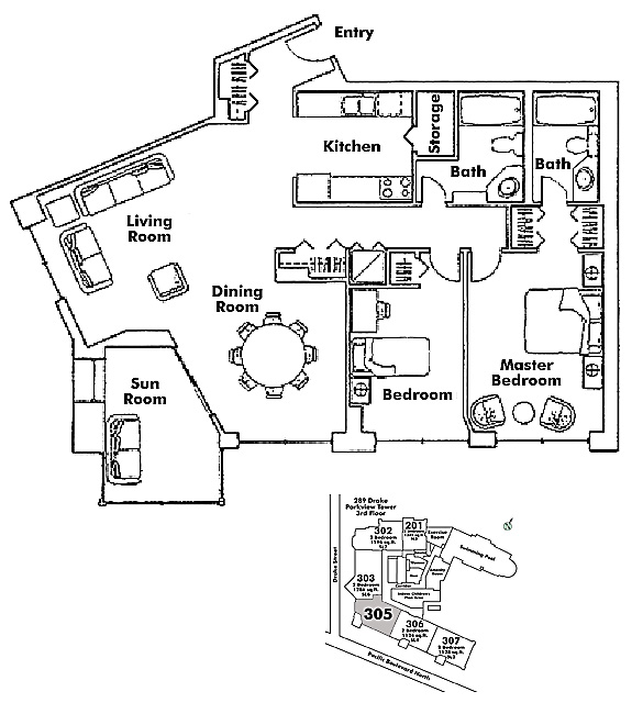 Floor plan 305