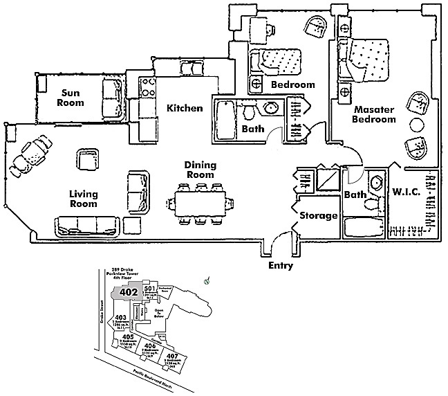 Floor plan 402
