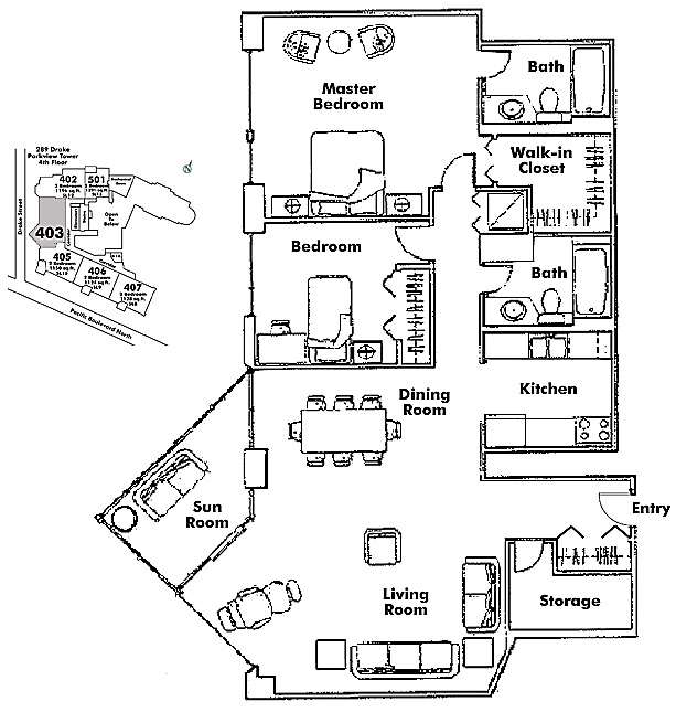 Floor plan 403