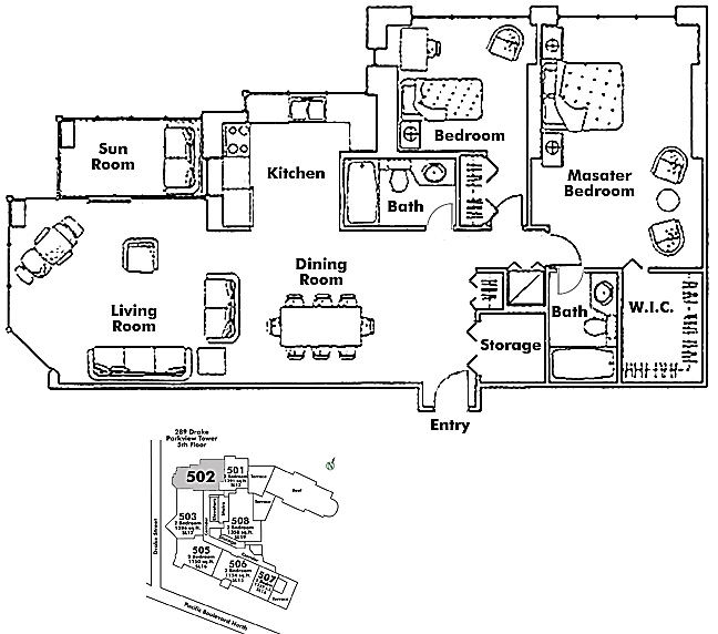 Floor plan 502