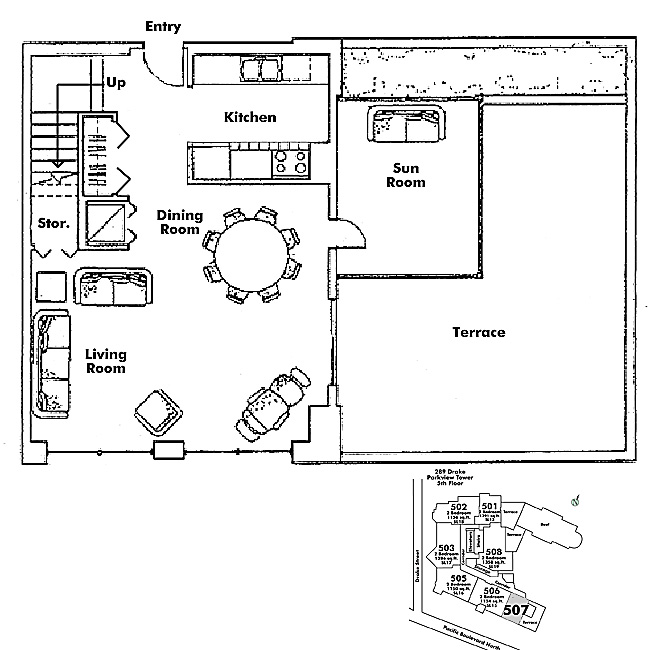 Floor plan 507