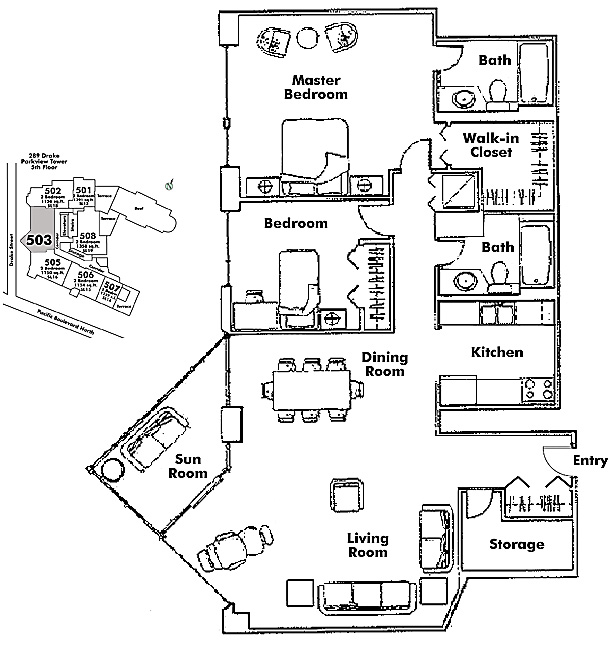 Floor plan 503