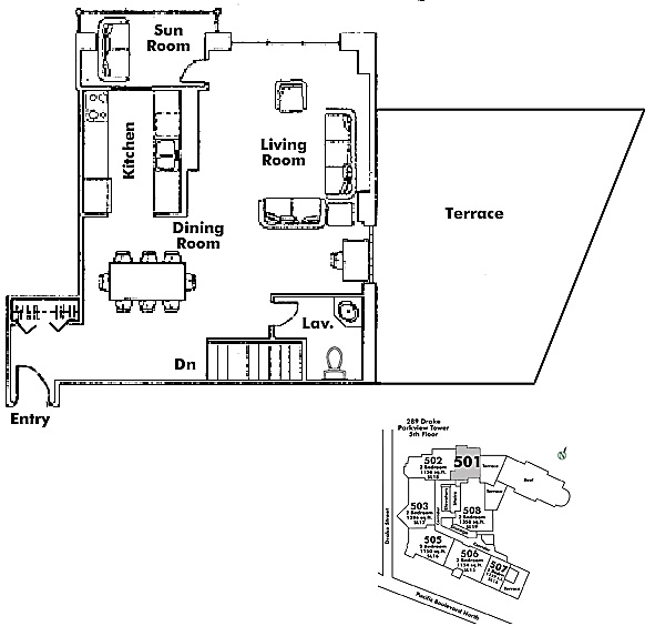 Floor plan 501