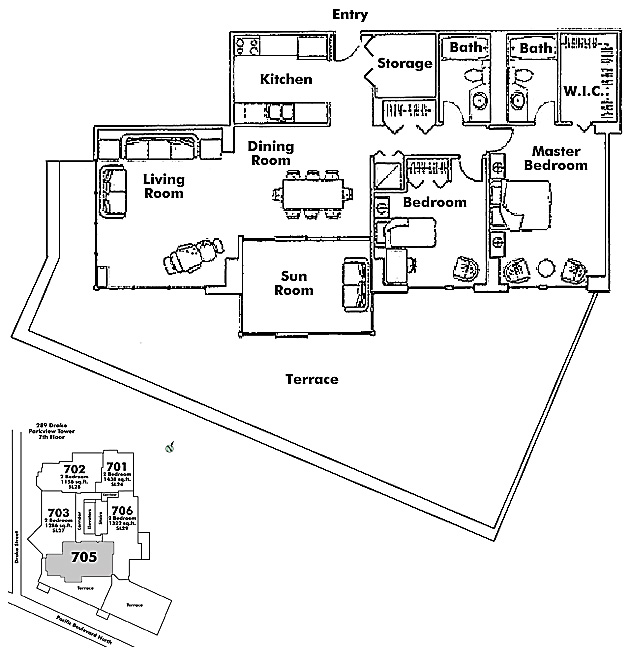 Floor plan 705