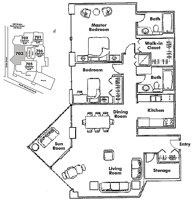 Floor plan 703