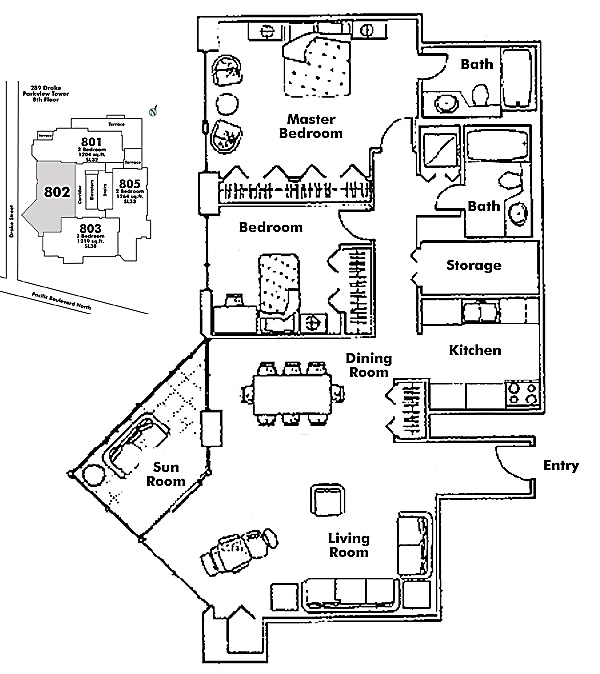 Floor plan 802