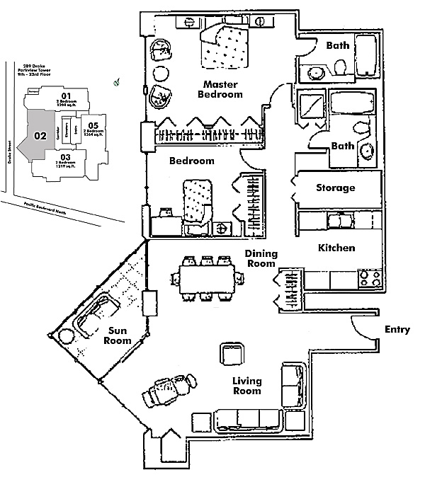 Floor plan 1302