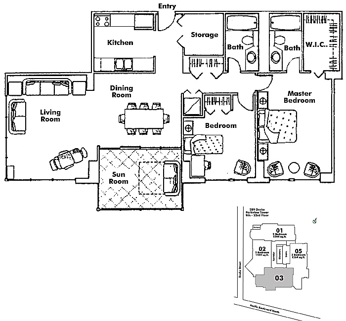 Floor plan 1303
