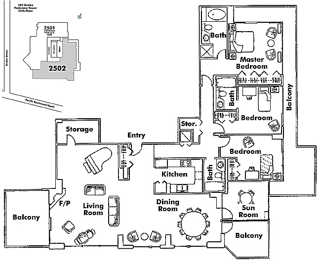 Floor plan 2502