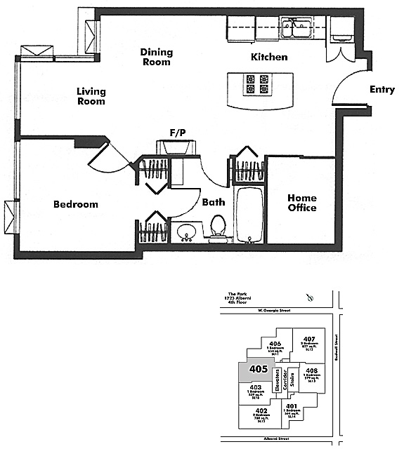Floor plan 405
