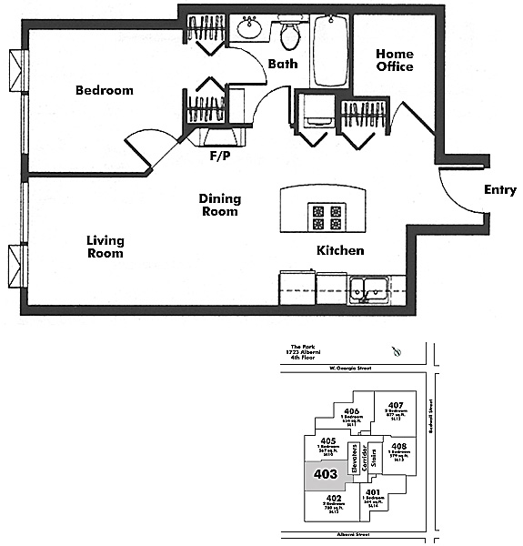 Floor plan 403