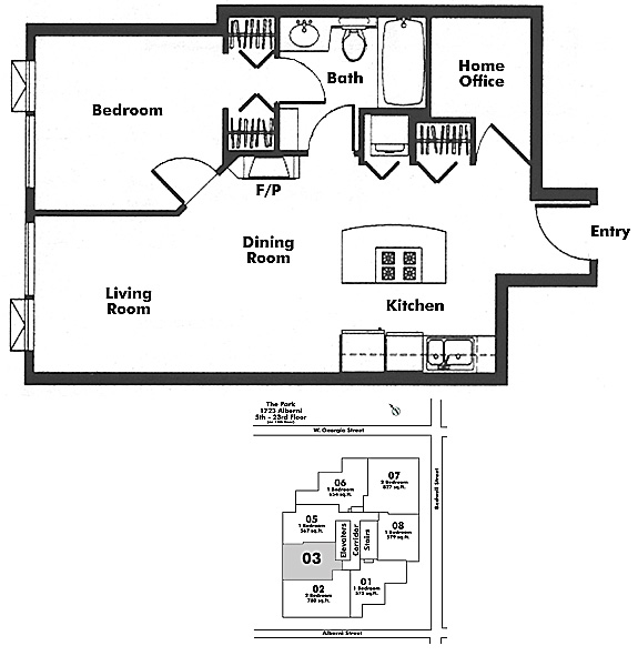 Floor plan 603