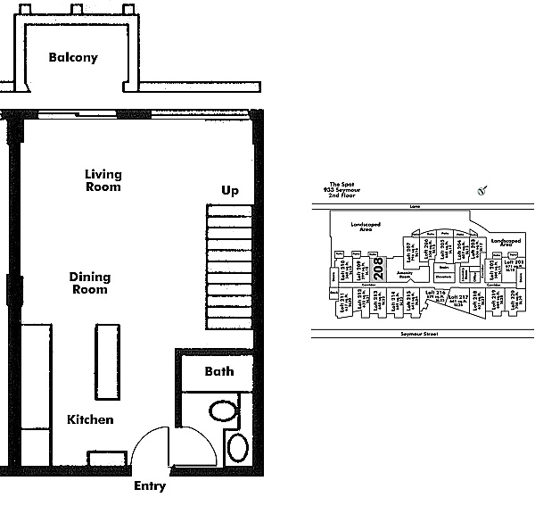 Floor plan TH208