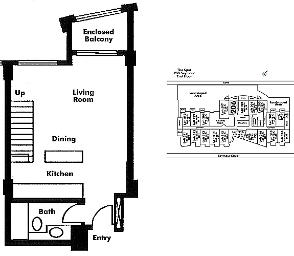 Floor plan Loft206