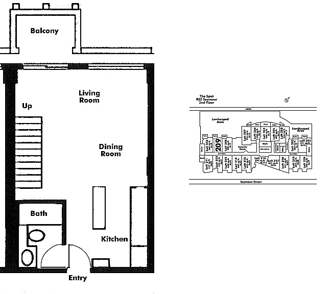 Floor plan Loft209