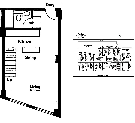 Floor plan Loft218
