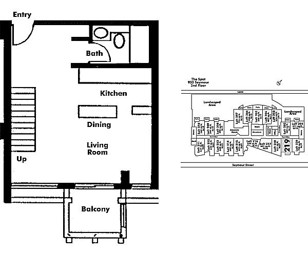 Floor plan Loft219