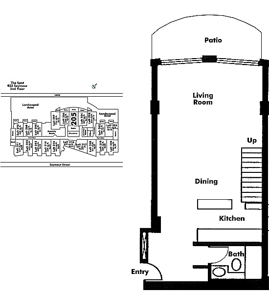 Floor plan Loft205