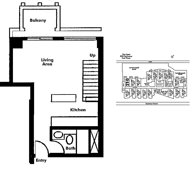 Floor plan Loft210