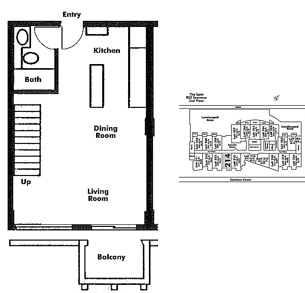 Floor plan Loft214