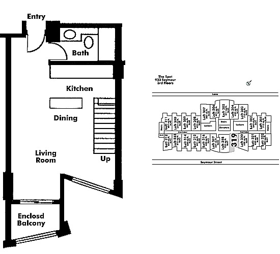 Floor plan Loft319