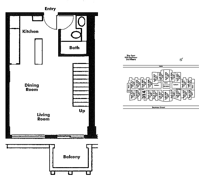 Floor plan Loft314