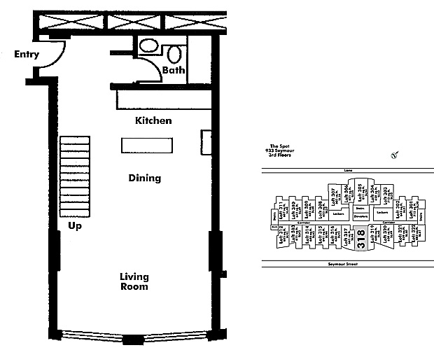 Floor plan Loft318