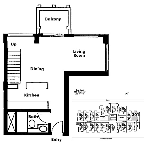 Floor plan Loft301