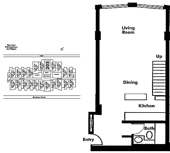 Floor plan Loft305