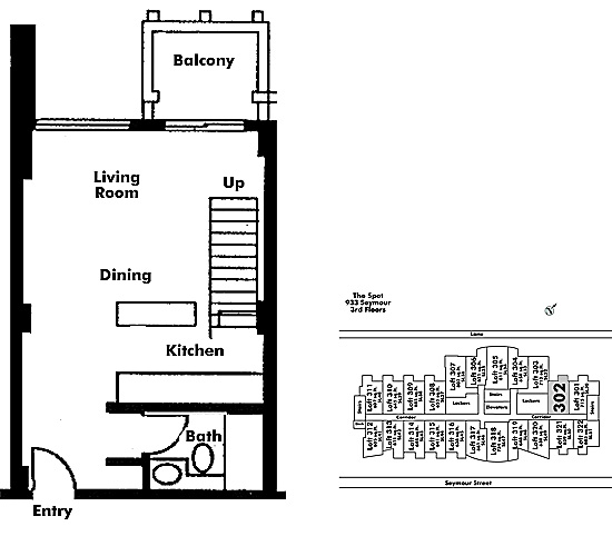Floor plan Loft302
