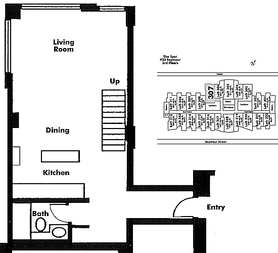 Floor plan Loft307