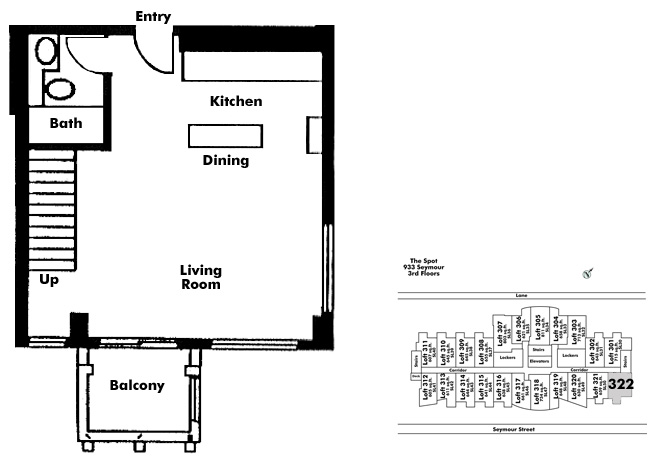 Floor plan Loft322